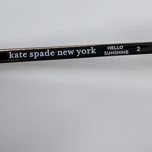 Kate Spade Timeless Chic Aviator UV Sunglasses Gold Brown w/ Pink Case - Picture 13 of 15